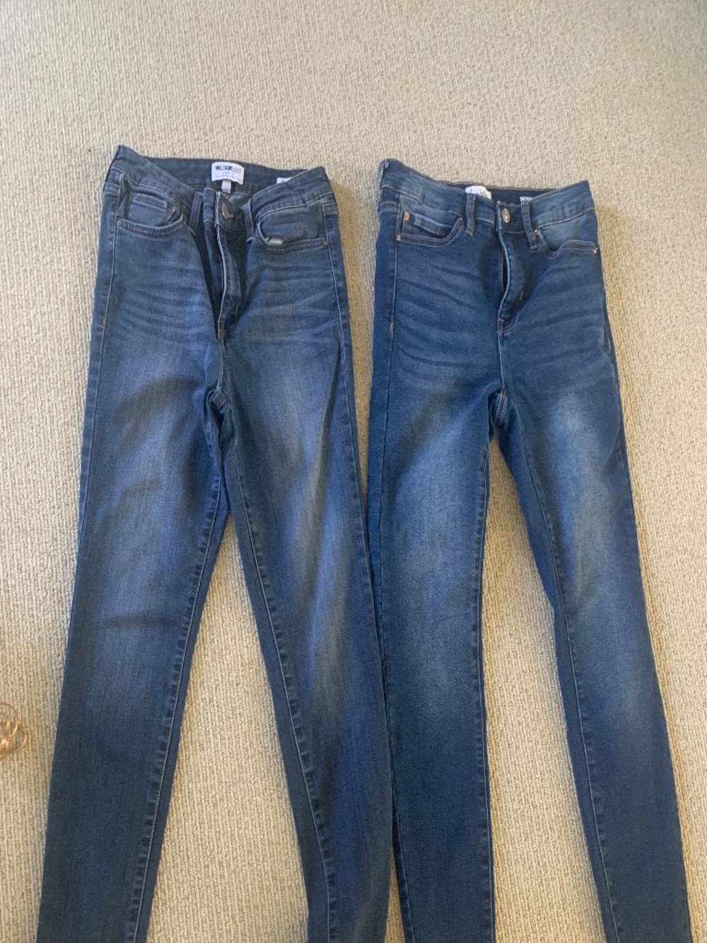 Jeans size 4 William Rast-size 28 and Nicole Miller-size 6